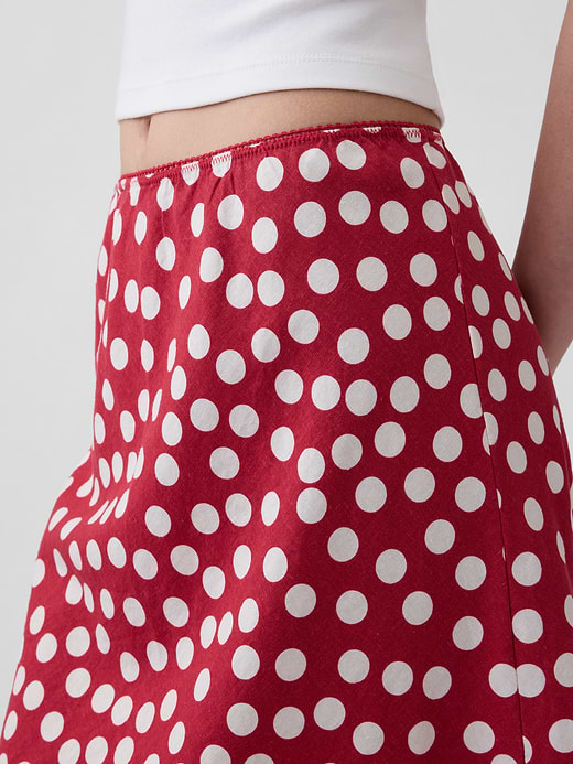 Gap Linen-Blend Bias-Cut Skirt — photo 5