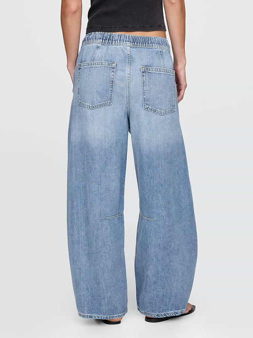 Gap Mid Rise UltraSoft Easy Horseshoe Jeans — photo 5