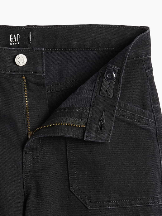 Gap Kids High Rise Stride Wide-Leg Ankle Jeans — photo 7