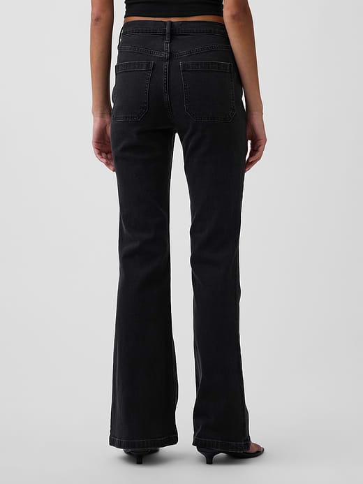 Gap High Rise '70s Flare Jeans — photo 5