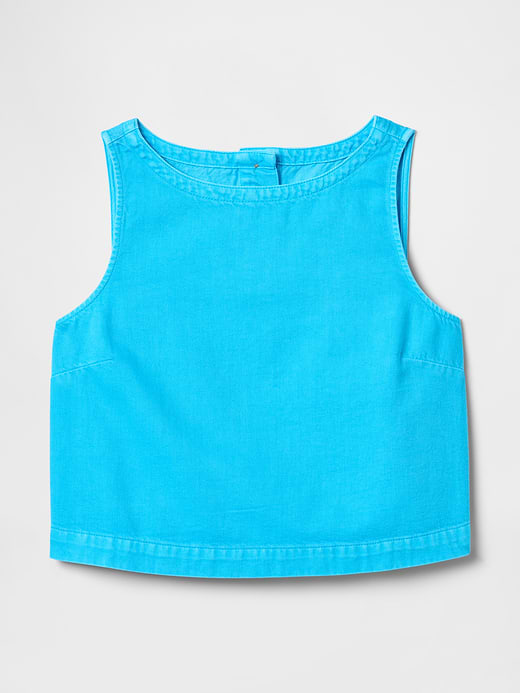Gap UltraSoft Denim Shell Tank Top — photo 5