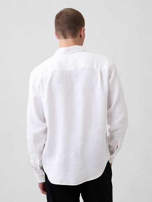 Gap 100% Linen Classic Shirt — photo 4