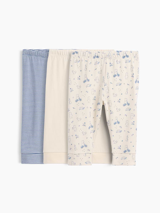 Gap Baby First Favorites Organic Cotton Pull-On Pants (3-Pack) — photo 1
