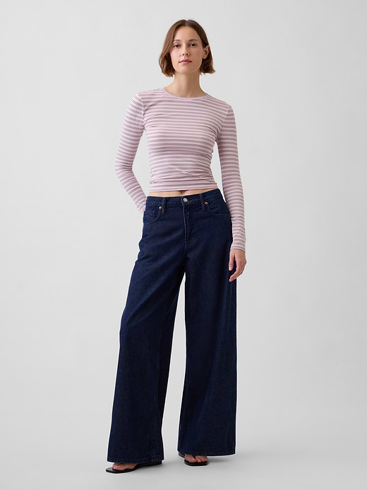 Gap Mid Rise UltraSoft Baggy Jeans — photo 7