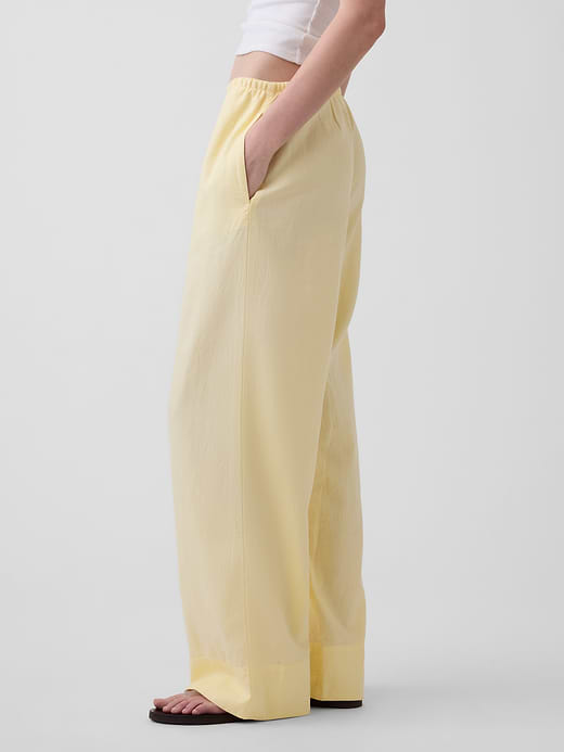 Gap Linen-Blend Easy Wide-Leg Pants — photo 4