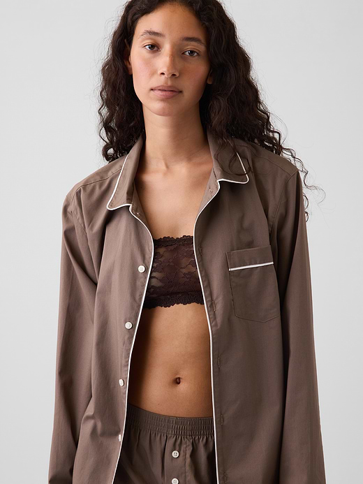 Gap Poplin PJ Shirt — photo 4