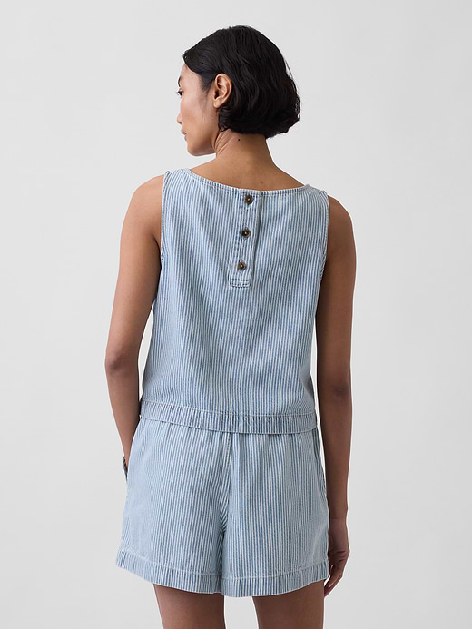 Gap Denim Crop Shell Tank Top — photo 4
