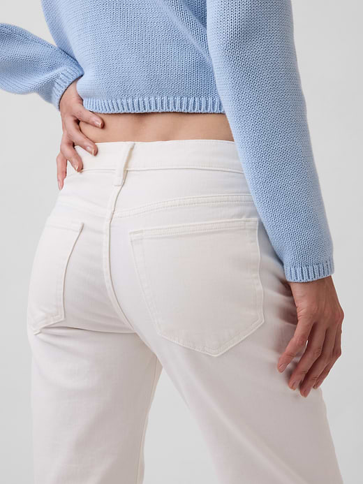 Gap Mid Rise Relaxed Straight Jeans — photo 6