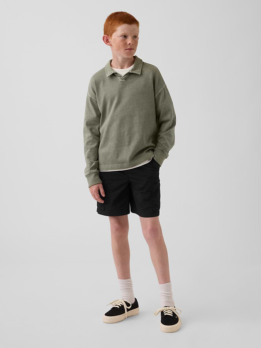 Gap Kids Relaxed Quick-Dry Cargo Shorts — photo 1