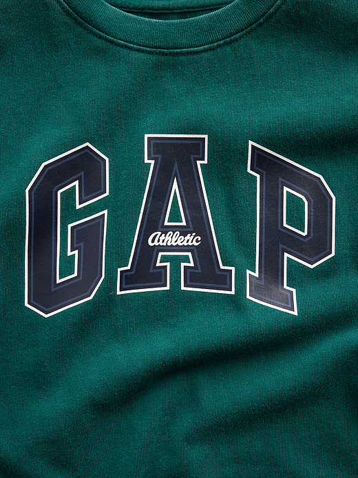 Gap Kids Heavyweight Relaxed Gap Logo T-Shirt — photo 5