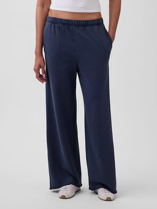 Gap Mid Rise VintageSoft Terry Loose Sweatpants — photo 10