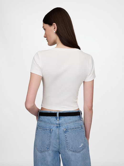 Gap Modern Crop T-Shirt — photo 4