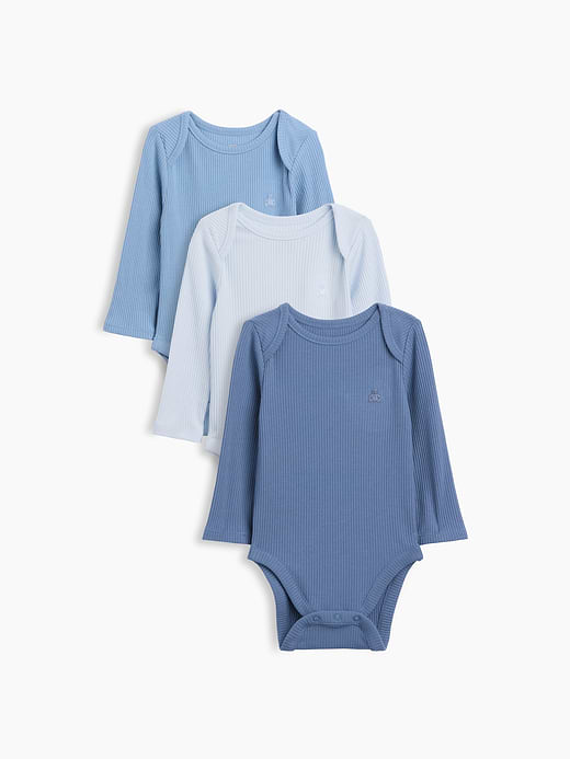 Gap Baby First Favorites TinyRib Bodysuit (3-Pack) — photo 1