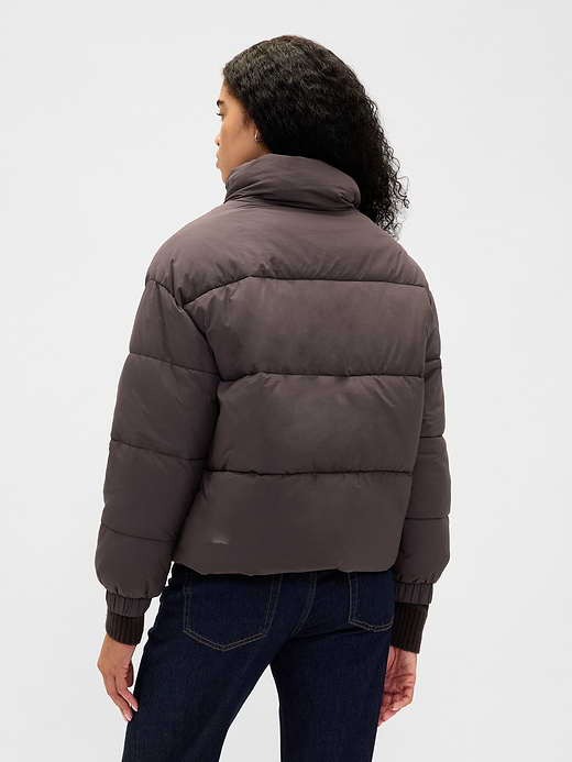 Gap Faux Fur-Trim Puffer Jacket — photo 4