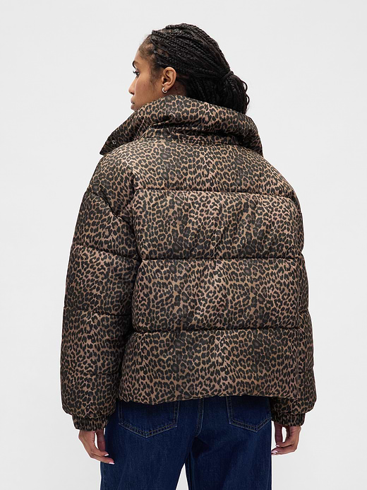 Gap Faux Fur-Trim Puffer Jacket — photo 4