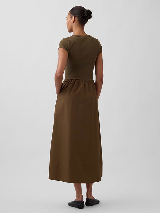 Gap Modern Mixed Media Maxi Dress — photo 3