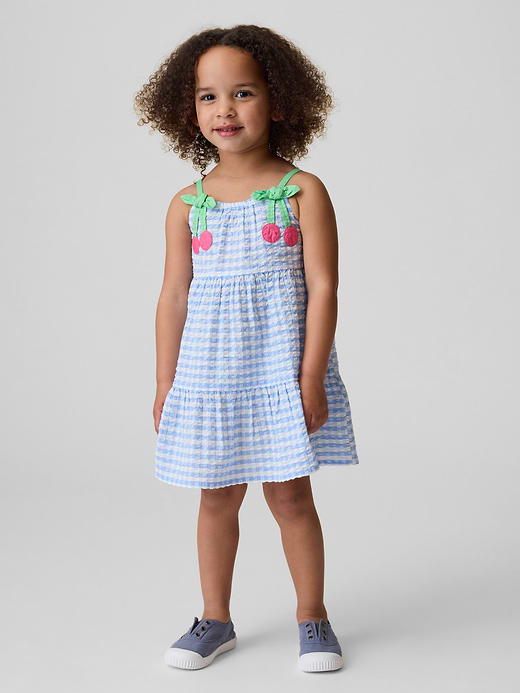 Gap Baby & Toddler Gingham Cherry Dress — photo 1