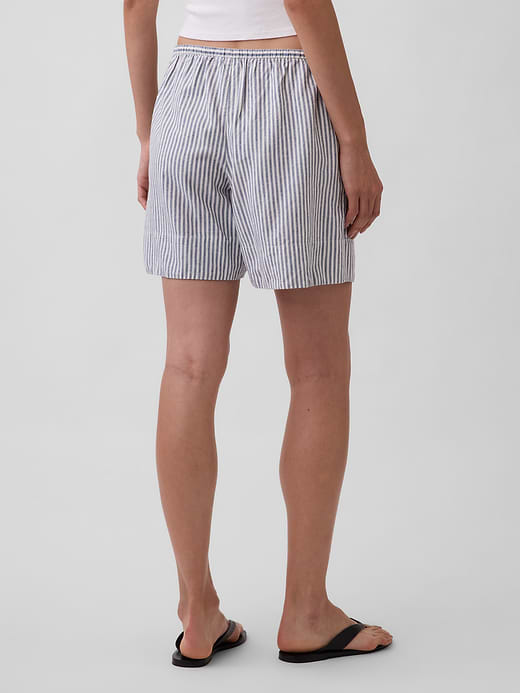 Gap 6" Linen-Blend Easy Shorts — photo 5