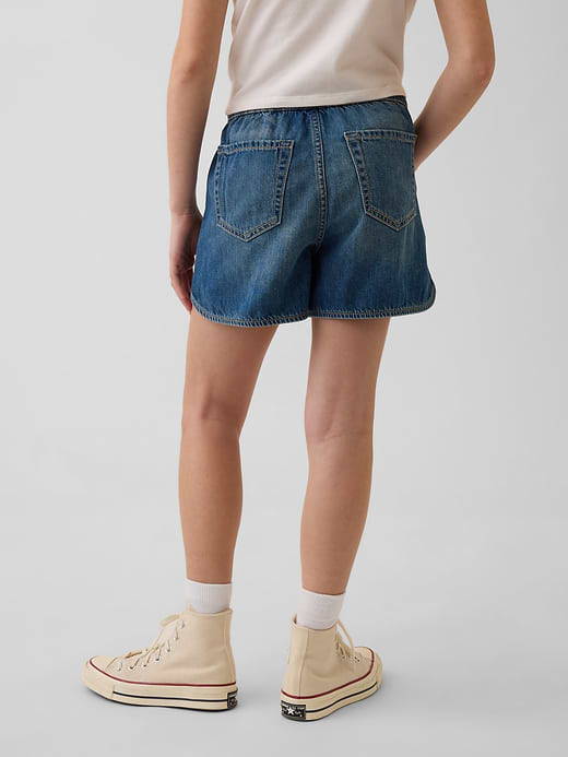 Gap Kids High Rise Denim Easy Shorts — photo 5