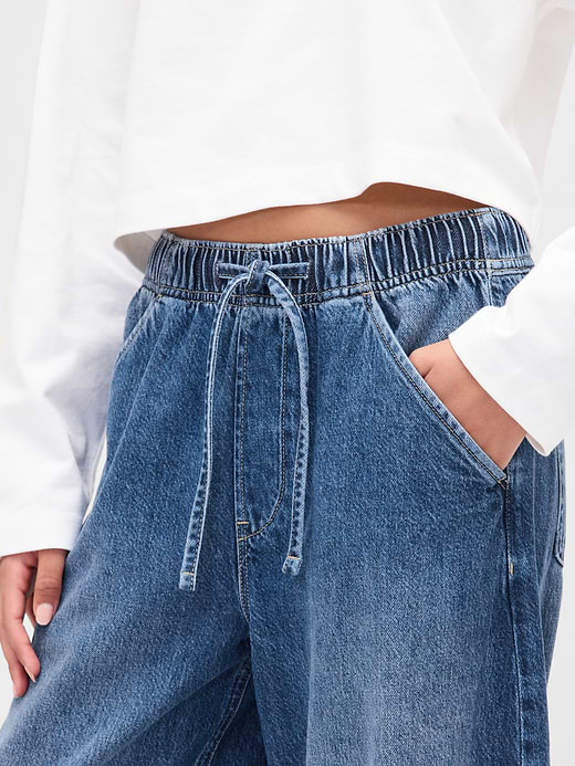 Gap Mid Rise UltraSoft Easy Horseshoe Jeans — photo 9