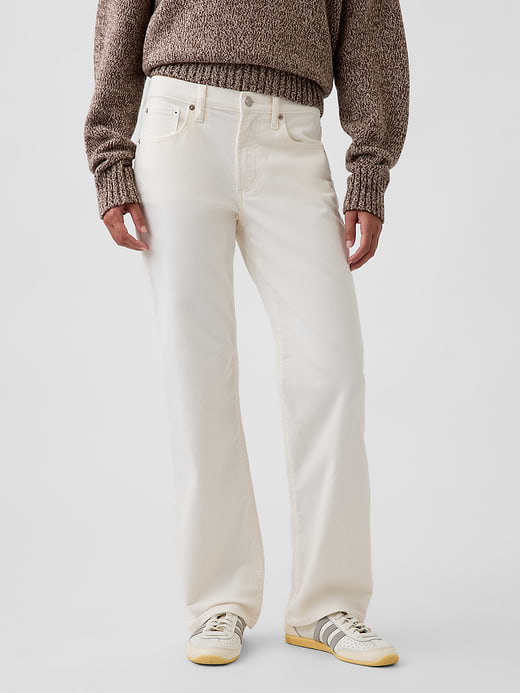 Gap Mid Rise Relaxed Straight Jeans — photo 3