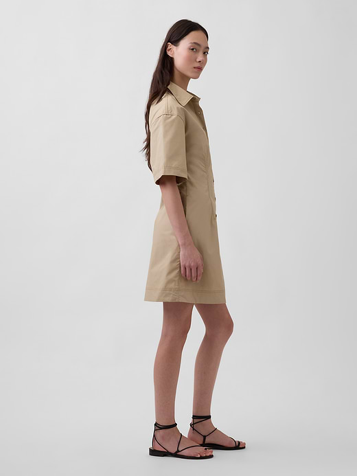Gap Poplin Mini Shirtdress — photo 4