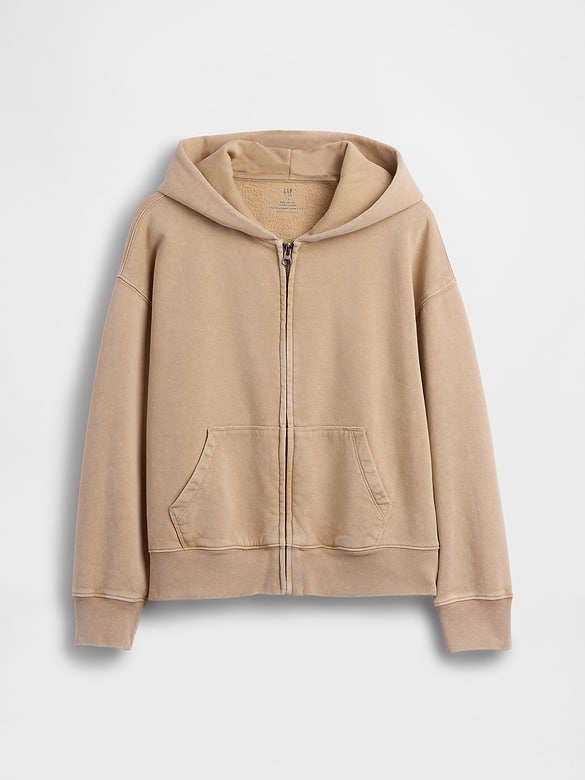 Gap Kids VintageSoft Relaxed Zip Hoodie — photo 7
