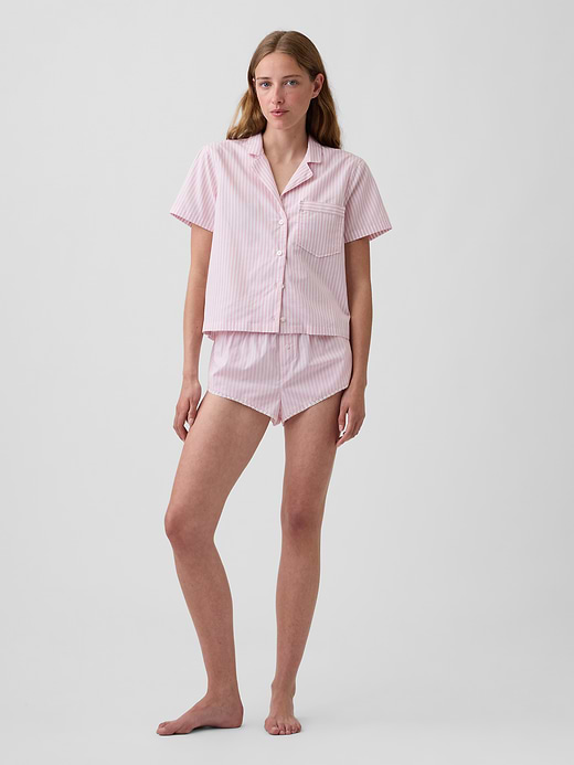 Gap Poplin Crop PJ Shirt — photo 3