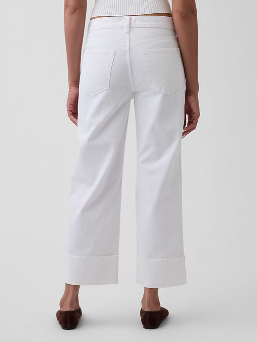 Gap Low Slung Relaxed Crop Jeans — photo 5