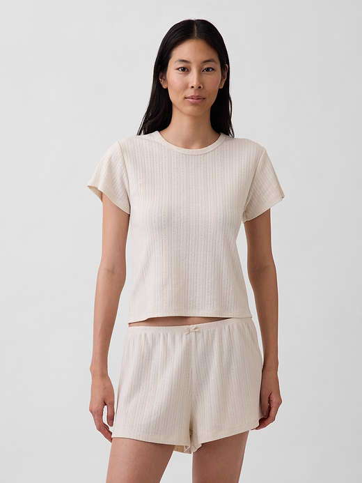 Gap Pointelle PJ T-Shirt — photo 1