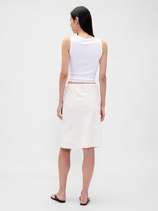 Gap Linen-Blend Bias-Cut Skirt — photo 3