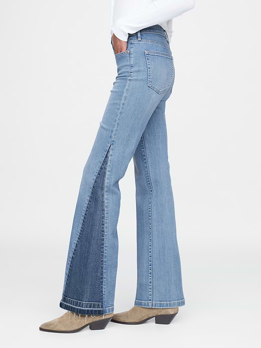 Gap High Rise '70s Flare Jeans — photo 4