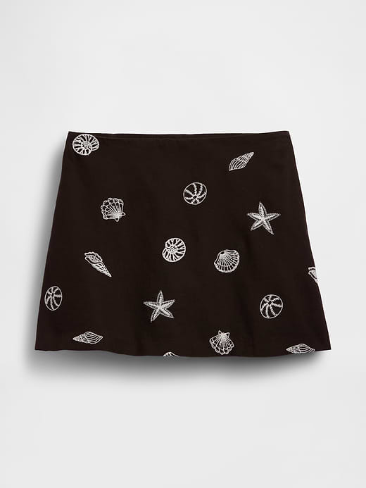 Gap Linen-Blend Mini Skort — photo 7