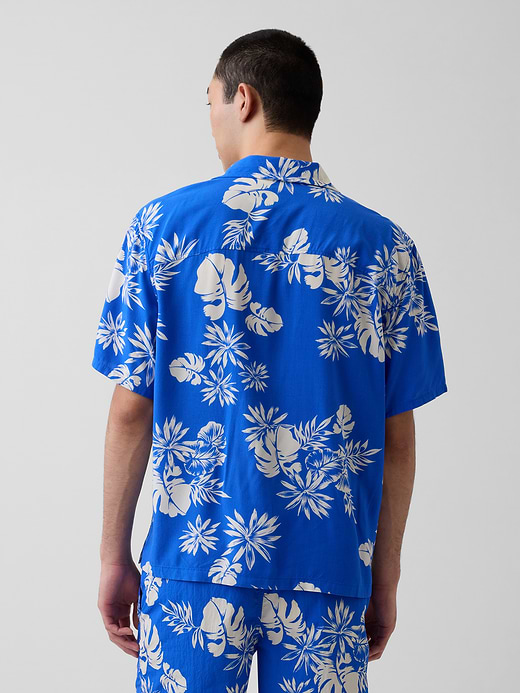 Gap Relaxed Camp Collar Shirt — photo 4