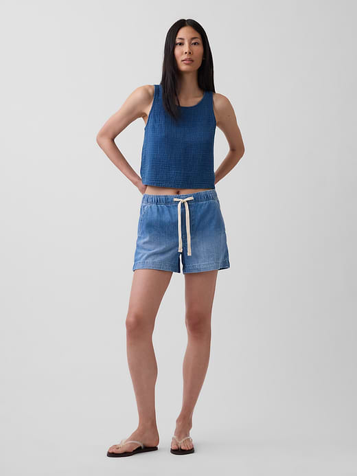Gap 4" Denim Easy Shorts — photo 1