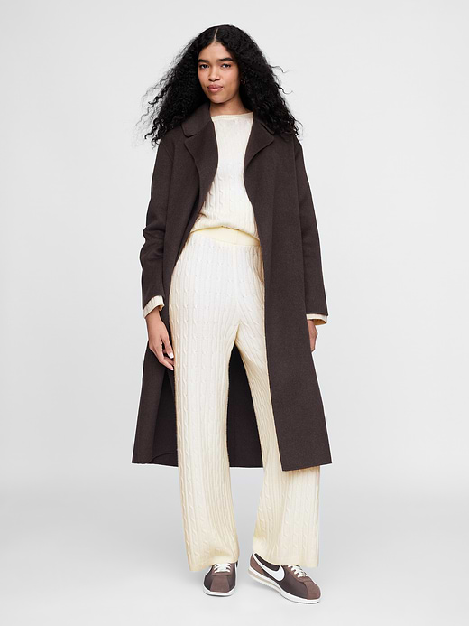 Gap CashSoft Cable-Knit Sweater Pants — photo 1