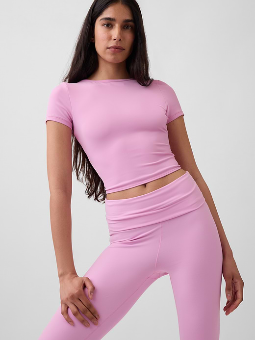 Gap GapFit Smooth Reversible Wrap Crop Top — photo 6