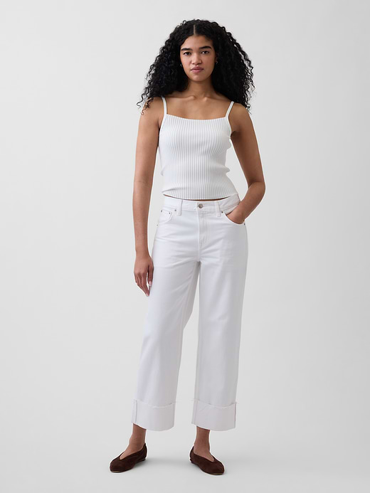 Gap Low Slung Relaxed Crop Jeans — photo 1