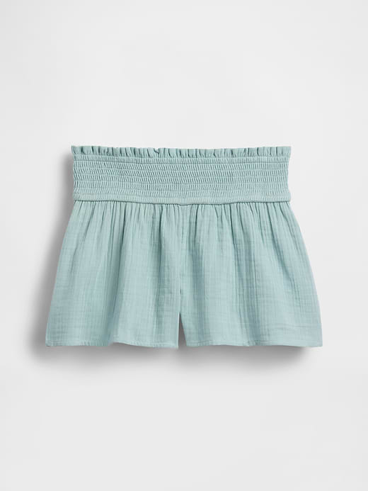 Gap Kids Cotton Gauze Butterfly-Hem Shorts — photo 3