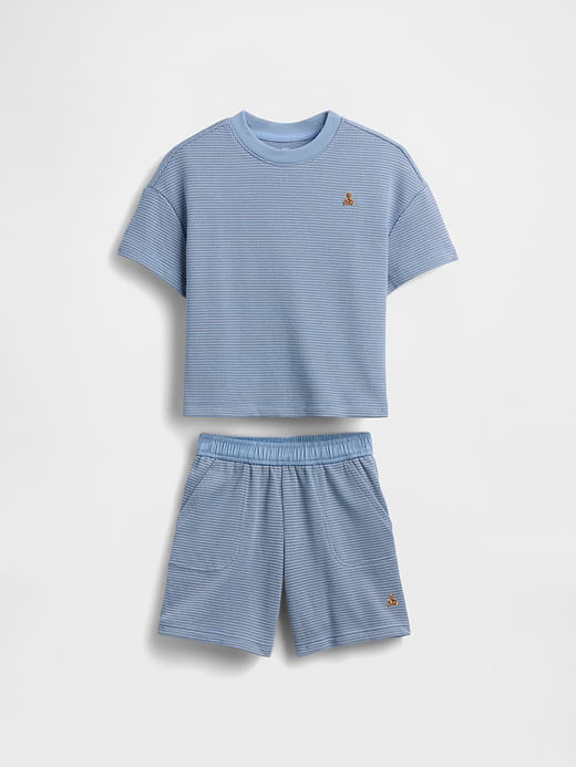 Gap Baby & Toddler Textured Stripe Outfit Set — photo 1