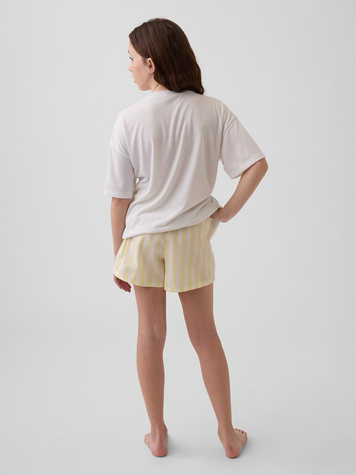 Gap Kids Recycled Poplin PJ Boxer Shorts — photo 4