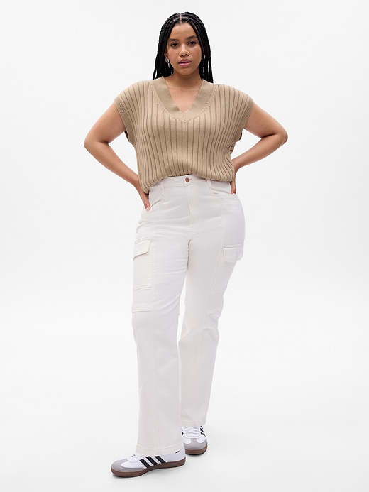 Gap Mid Rise '90s Loose Cargo Jeans — photo 6