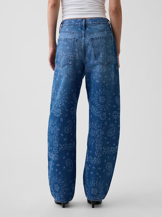 Gap High Rise Barrel Jeans — photo 5