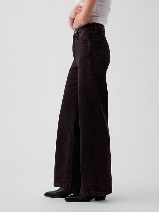 Gap High Rise Stride Wide-Leg Jeans — photo 4