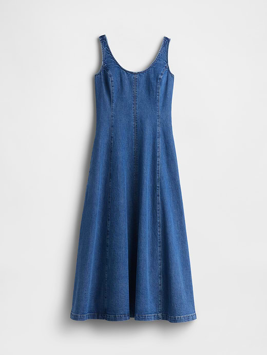 Gap Denim Scoop Neck Maxi Dress — photo 6
