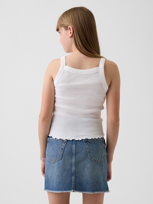 Gap Kids Rib Square-Neck Tank Top — photo 4
