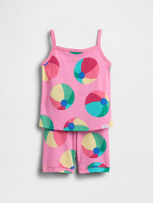 Gap Baby & Toddler Organic Brushed Cotton Beach Ball PJ Cami Short Set — photo 1