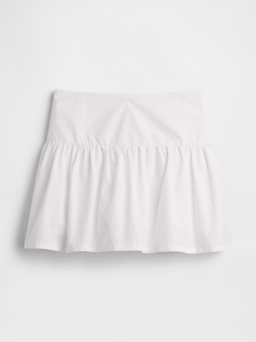 Gap Poplin Drop-Waist Mini Skort — photo 6