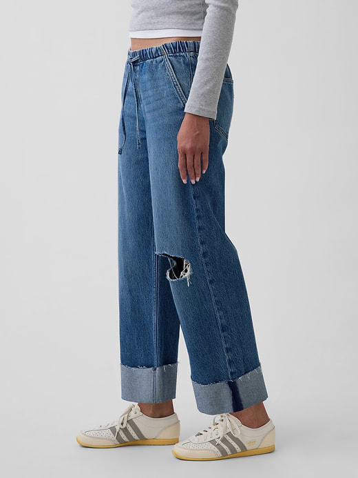 Gap Low Rise '90s Loose Easy Crop Jeans — photo 4