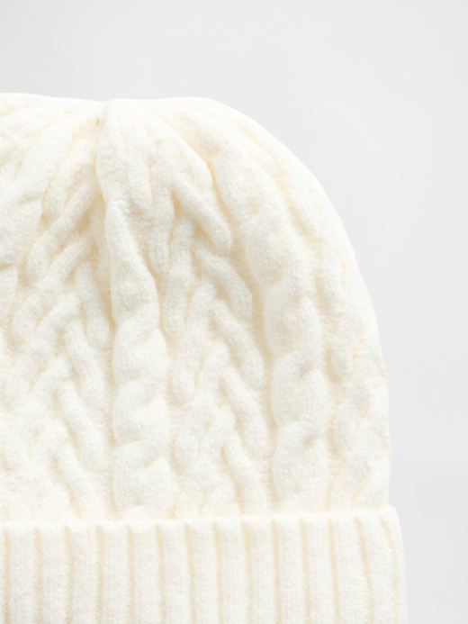 Gap CashSoft Cable-Knit Beanie — photo 5